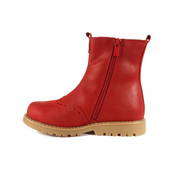 Черевики дитячі для дівчаток W10-01красн. WOOPY ORTHOPEDIC фото - Mercury-shoes