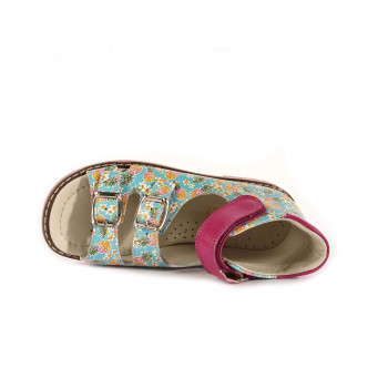 Босоножки подростковые для девочек W15579-S687FTфуксия WOOPY ORTHOPEDIC фото - Mercury-shoes