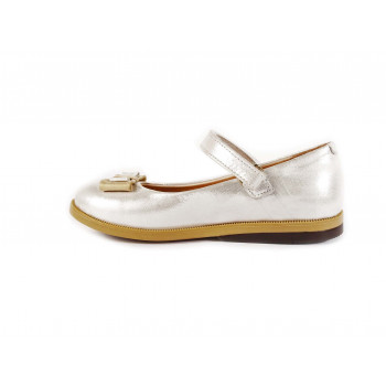 Туфли детские для девочек 110-07BRTсеребро BEBBINI фото - Mercury-shoes