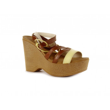 Босоножки женские 4055-1желт VITTORIO POLLI фото - Mercury-shoes