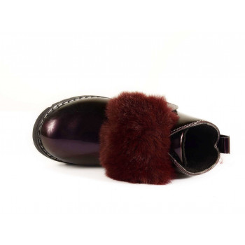 Ботинки детские для девочек 5518-1659бордо LAPSI фото - Mercury-shoes