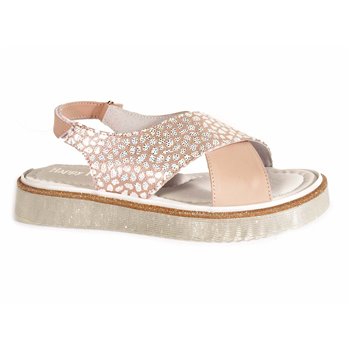 Босоніжки підліткові для дівчаток 07916-804-495 HAPPY FAMILY фото - Mercury-shoes