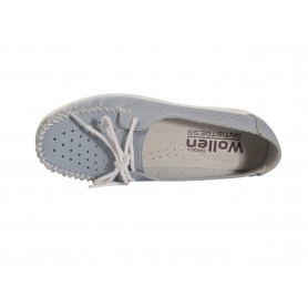 Мокасины женские P392-053 WOLLEN фото - Mercury-shoes