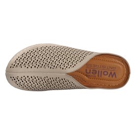 Шлепанцы женские NU459-051 WOLLEN фото - Mercury-shoes