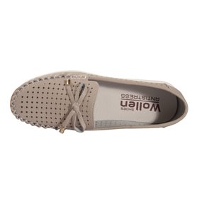 Мокасины женские FN122-033 WOLLEN фото - Mercury-shoes